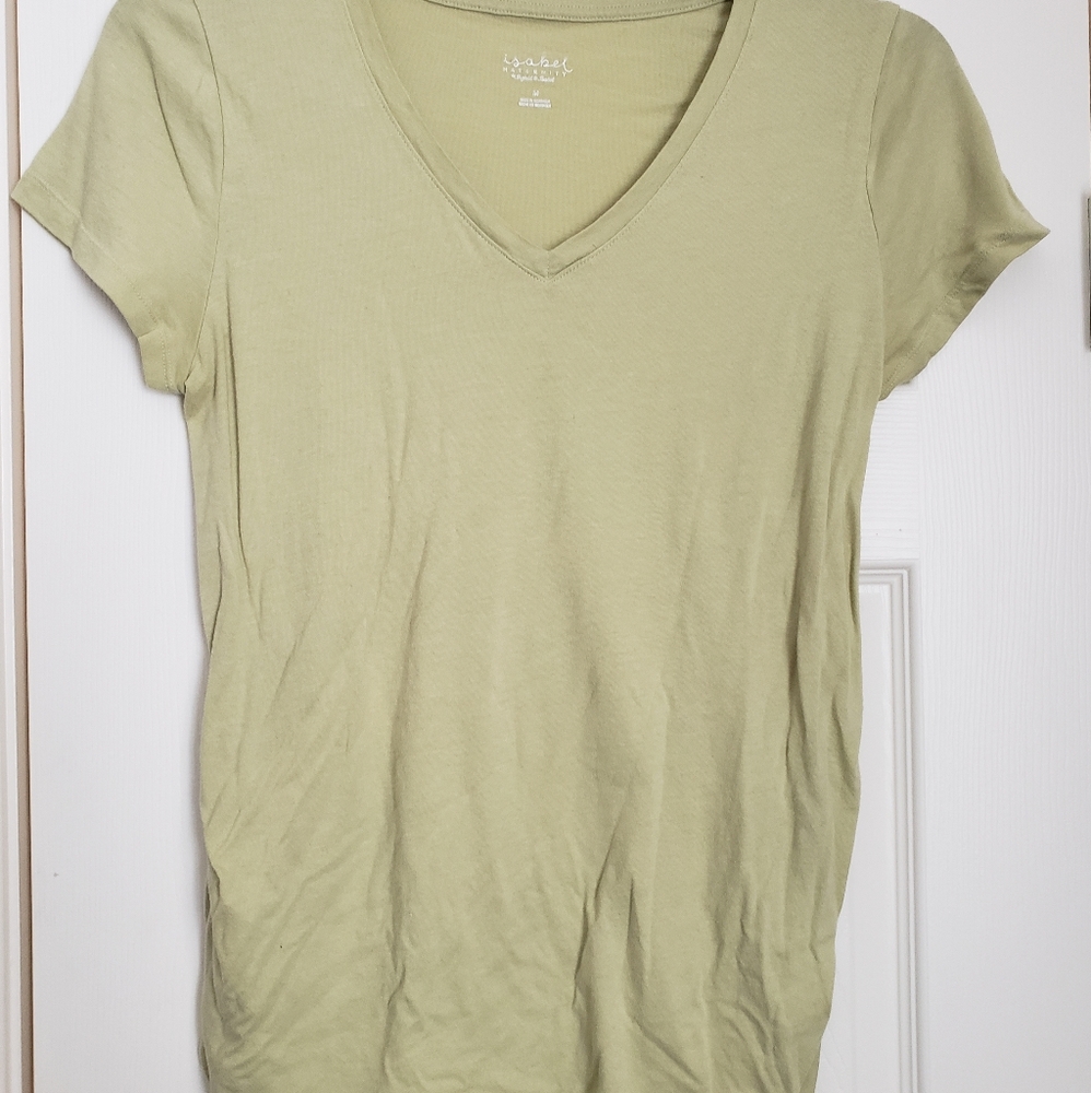 Isabel Maternity TShirt- Lime Green